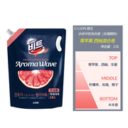 进口韩国CJ LION希杰狮王碧特强力超浓缩香味持久洗衣液袋装