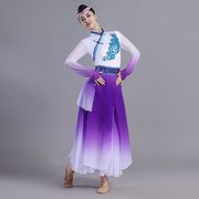 蒙古舞蹈演出服蒙古舞女，练习裙艺考大摆裙民族，风蒙古舞蹈服饰