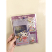 Hello Kitty 日本夏日花火祭篇 信封信纸组合 紫色 和服系列收藏