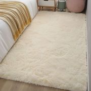 网红加厚长毛可机洗房间客厅ins长毛地毯卧室床边可定制地垫