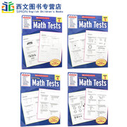 学乐成功系列 Scholastic Success with Math Tests 3-4-5-6年级 英文原版书教材 英文版小学数学测试题 家庭练习册进口英语书籍