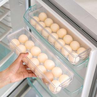冰箱鸡蛋架托侧门鸡蛋收纳盒冰箱，用保鲜盒鸡蛋托冰箱蛋格装蛋盒子
