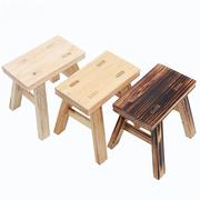 木凳子换鞋凳家用门口创意，实木窄小四脚小凳子，矮凳小板凳木头凳