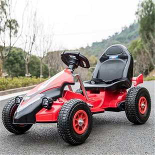 新儿童电动车双驱四轮卡丁车遥控玩具电动汽车可坐男女宝宝充