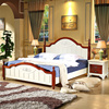 定制全实木床地中海风格家具床双人床1.8米主卧现代简约1.5欧式白