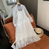 夏日清凉轻薄雪纺上衣白色简约吊带裙韩式套装G$14琳0419