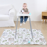 外出便携式儿童高脚餐椅垫婴儿吃饭防脏地垫游戏垫爬行垫可水洗
