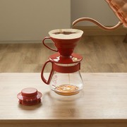 HARIO进口手冲咖啡壶V60滴漏式滤杯玻璃咖啡壶套装VDSP