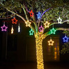 led彩灯闪灯串灯满天星户外圣诞树灯树木亮化灯星星灯挂件装饰灯