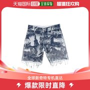 香港直邮潮奢buscemi男士牛仔短裤