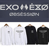 EXO六6辑OBSESSION周边应援打歌服同款秋冬圆领套头卫衣男女长袖