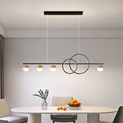 现代简约大气餐厅吊灯北欧轻奢极简创意设计师吧台办公室灯具