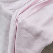 日本进口复古浅粉色人字纹西装衬衫连衣裙亚麻透气棉麻设计师布料