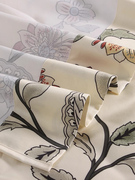 定制竹棉床单单件双人竹纤维纯棉60支贡缎超柔软细腻美式田园床上