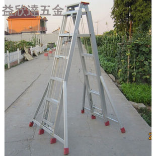 铝合金梯家用梯折叠梯工程梯铝合金梯子伸缩梯可加厚2米升4米