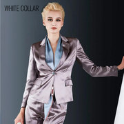 白领女士职业外套，修身西服领拱针一粒扣长袖，西服上衣cusuan20-601