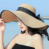 夏天沙滩草帽女夏季海边度假大帽檐防紫外线防晒遮阳太阳帽子大沿