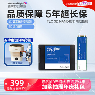 wd西数固态硬盘，250g500g1t2.5寸笔记本，ssd1tb台式电脑sa510