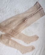3D丝滑T裆高腰加长带脚型隐形无痕丝袜超薄夏~裸肌透明防勾连裤袜