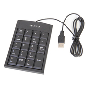 mini迷你数字小键盘USB有线小键盘财务算数收银便携键盘19键位
