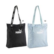 日本直邮12lpuma女式corebase正面购物手提包，黑色免运费pum