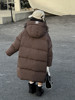 韩国童装儿童羽绒服中长款过膝加厚冬装男童女童宝宝学生洋气外套