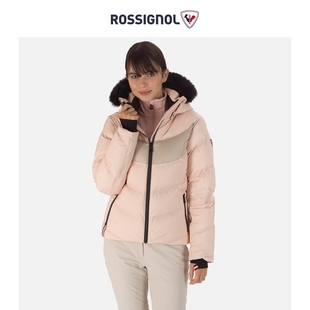ROSSIGNOL金鸡滑雪服女保暖滑雪夹克舒适DWR防水羽绒夹克滑雪衣