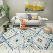 民族风复古地毯波西米亚简约客厅，茶几垫摩洛哥美式房间卧室床边毯