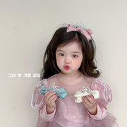 韩系儿童发夹蝴蝶结小女孩发卡顶夹宝宝头饰可爱公主超仙发饰