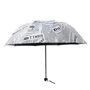 全自动伞折叠报纸雨伞男晴雨两用太阳伞三折女个性创意学生伞