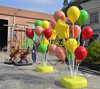 商场商店彩色气球玻璃钢雕塑，房商婚庆婚礼摄影爱心，造型形象大摆件