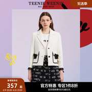 TeenieWeenie小熊奥莱西装外套气质短款上衣小个子设计女春小香风