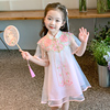 汉服女童民族风中国风，新中式女宝公主裙小女孩，连衣裙夏季裙子