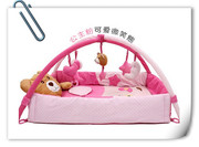 0-1岁新生宝宝音乐，健身架玩具3-6-12个月婴儿，游戏毯爬行垫礼物