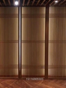 中式屏风原木隔断仿古门窗，推拉门可折叠镂空玄关，花格榫卯结构定制