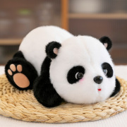 大熊猫玩偶仿真熊猫公仔布娃娃趴款小熊猫毛绒玩具泰迪熊生日礼物