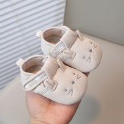 婴儿鞋男女宝宝软底步前鞋，纯棉布鞋春秋夏季外出防掉护脚鞋0一1岁