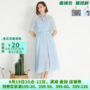 深圳南油ny0a0200气质，通勤五分袖裙子，连衣裙女4.13夏