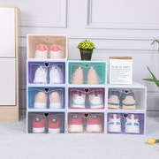 鞋盒透明抽屉式收纳鞋架防尘省空间收纳整理盒子宿舍塑料简易鞋柜