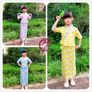 提花绣花小傣族纯棉布料傣族女童装套装修身显瘦粉色蓝色黄色