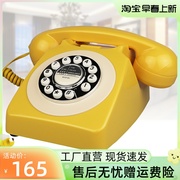 复古仿古欧式电话机座机老式古董中式时尚创意家用有线固定电话机