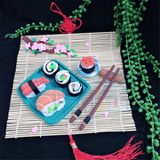 材料包：寿司挂件美食主题超轻粘土DIY寻创意美术手工材料库