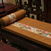 红木沙发坐垫夏季凉席新中式，藤席垫子盖布，四季通用全包套罩竹席垫