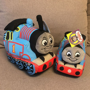 可爱小火车公仔玩偶毛绒玩具布娃娃托马斯火车玩偶男孩礼物儿童