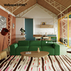 wallpaperstore丨papa家具，puff北欧简约双人，三人沙发