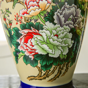 景德镇陶瓷器现代新中式花开富贵牡丹大号家居室内花瓶装饰品摆件