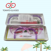 韩国进口番茄儿童镜架超轻眼镜框2-3岁女孩远视散光近视硅胶
