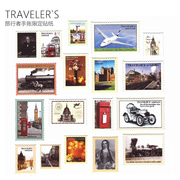 TRAVELER'S旅行者MIDORI笔记本手账贴纸纪念版泛美航空十周年限量