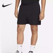 Nike耐克运动裤男子夏季纯棉休闲服宽松舒适五分裤针织短裤DV9861