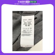 香港直邮EMPORIO ARMANI 男士灰色字母印花短袖T恤 ZNH07BP-EA